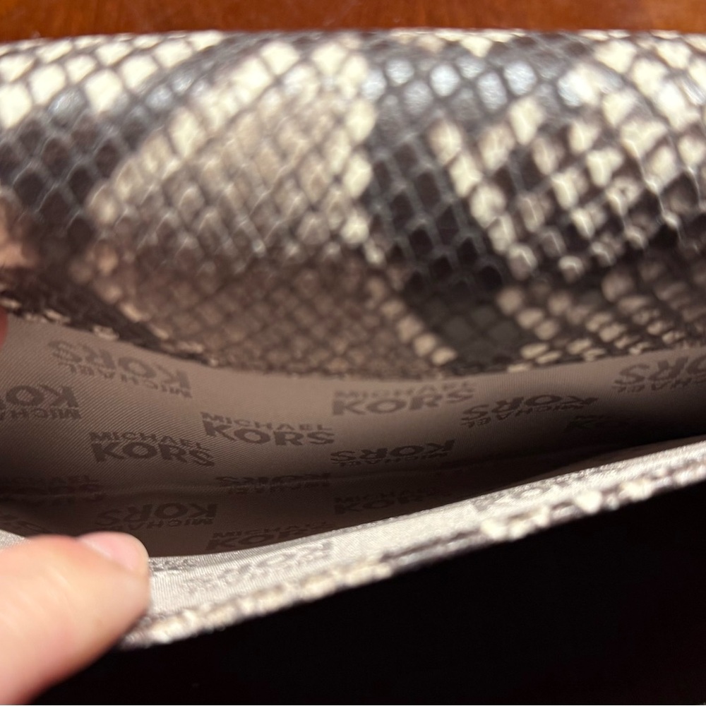 Euc Michael Kors Python Wallet - image 3